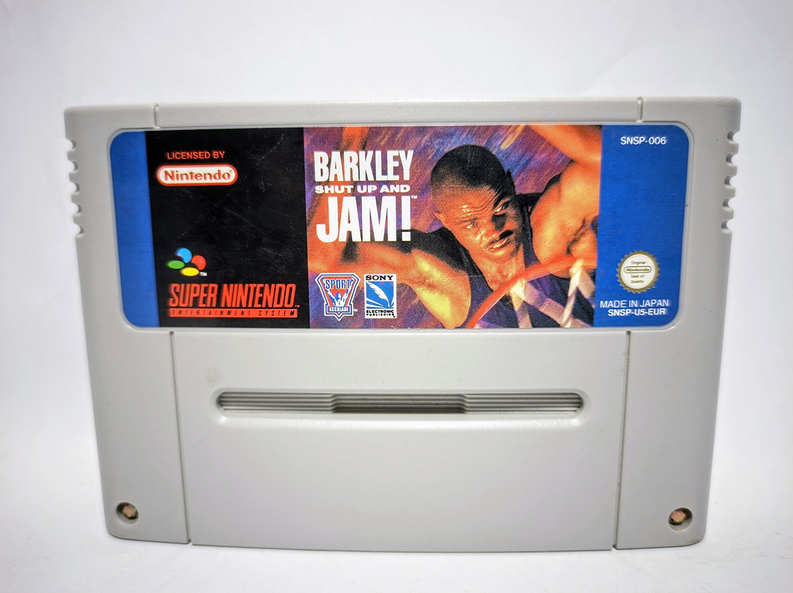 Barkley shut up jam بازی اورجینال snes نینتندو