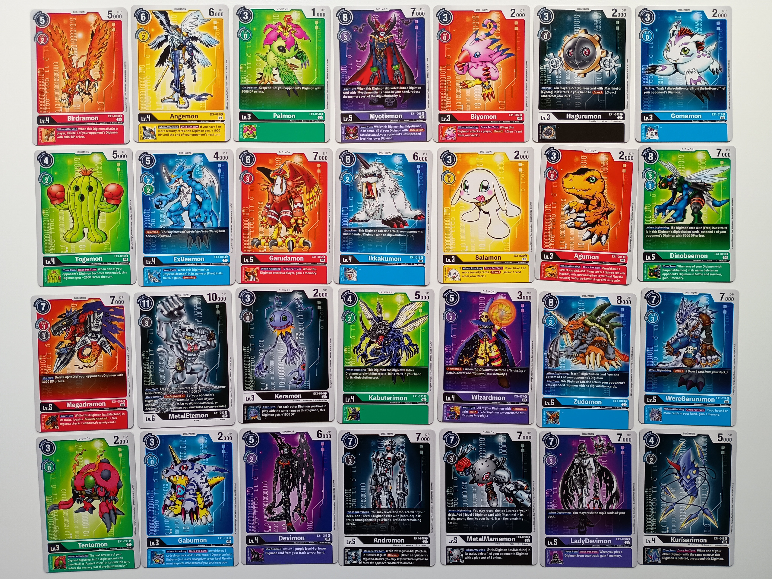 36 عدد کارت بازی دیجیمون Digimon دیجی مون