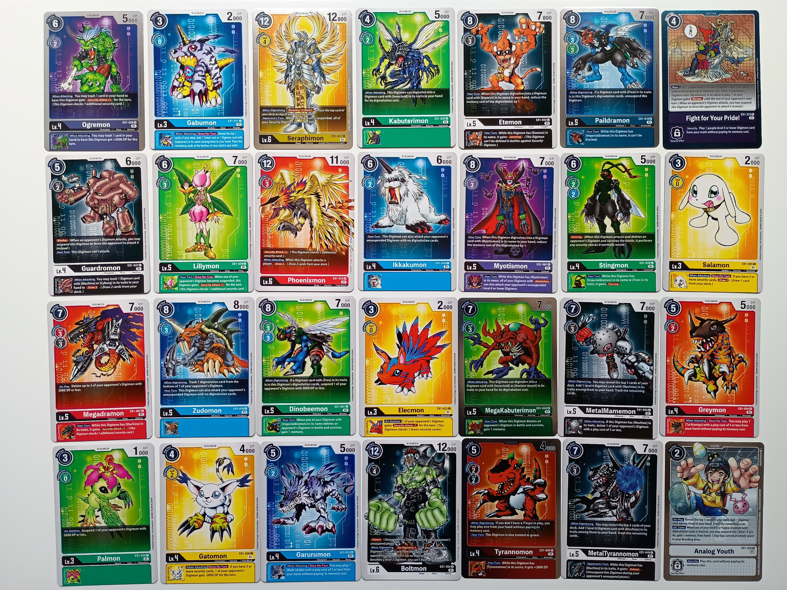 62 عدد کارت بازی دیجیمون Digimon دیجی مون