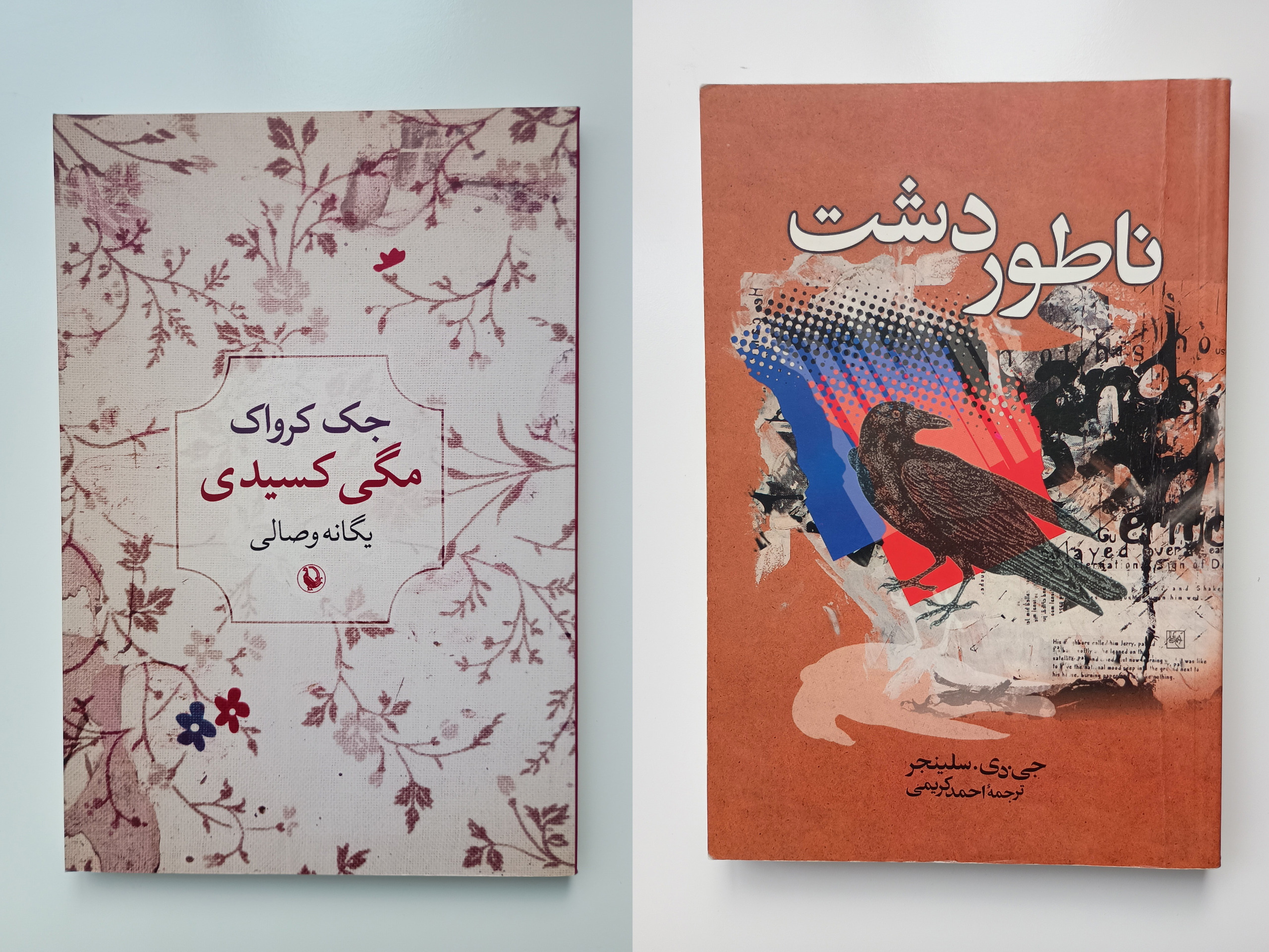 2 جلد کتاب ناطور دشت و مگی کسیدی
