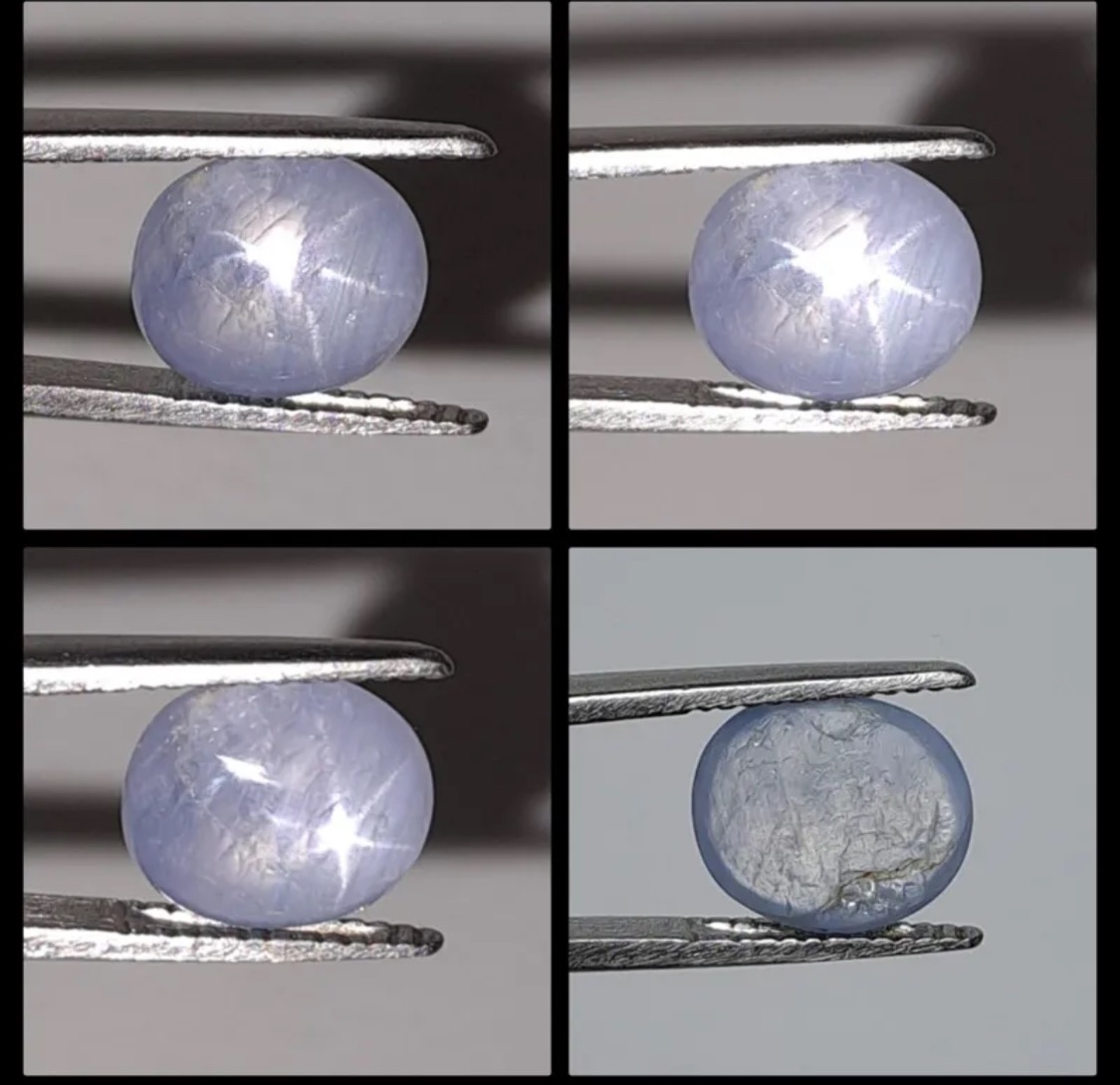 حراج بارخونه یاقوت استار کبود زیر قیمت