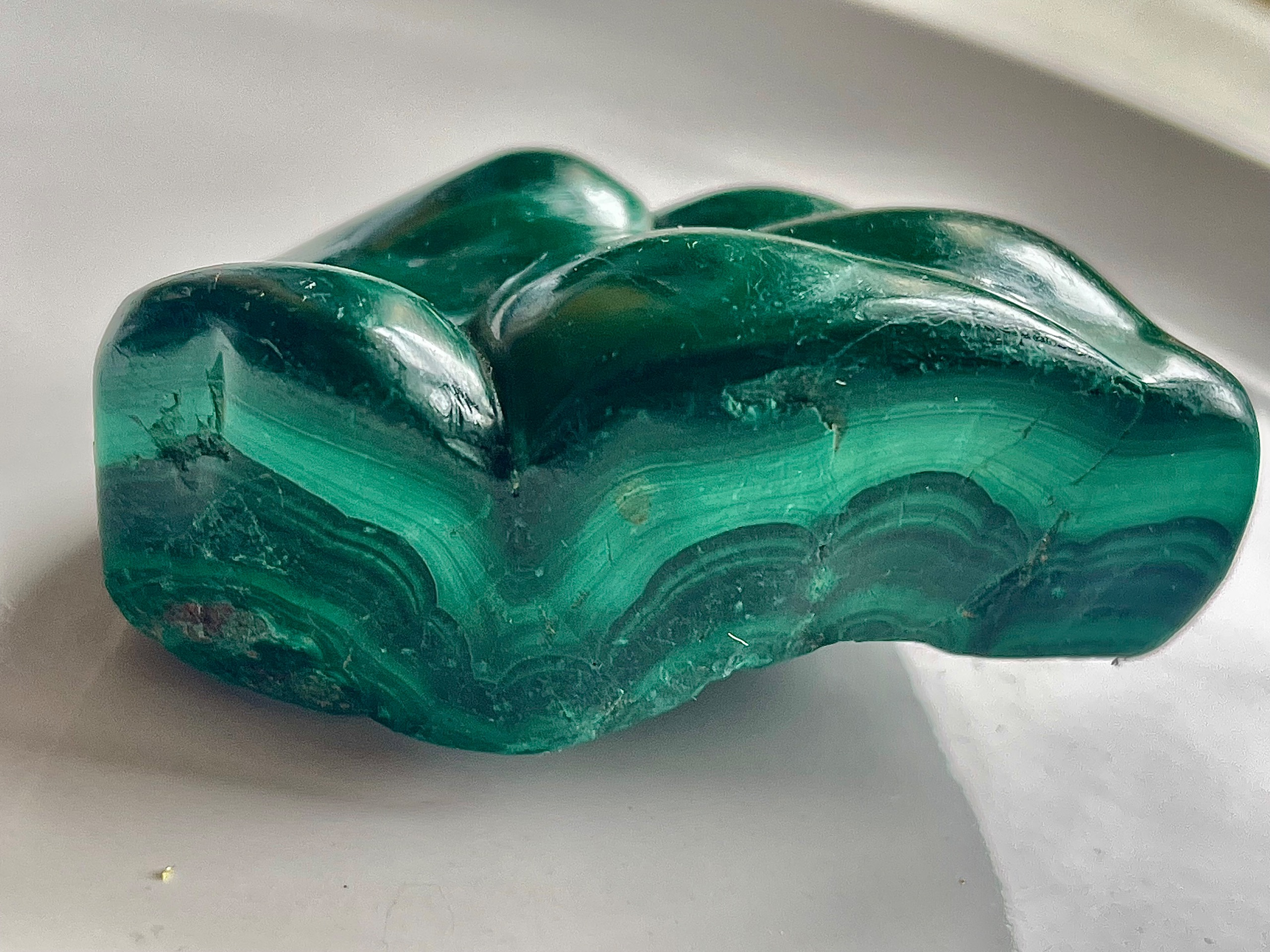 فروش سنگ مالاکیت 180 گرم راف بزرگ اصل