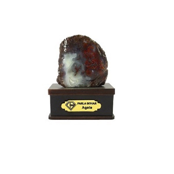 سنگ راف عقیق پارلاگوهر کد6268