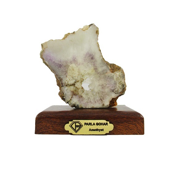 سنگ راف آمیتیست پارلا گوهر کد 6355