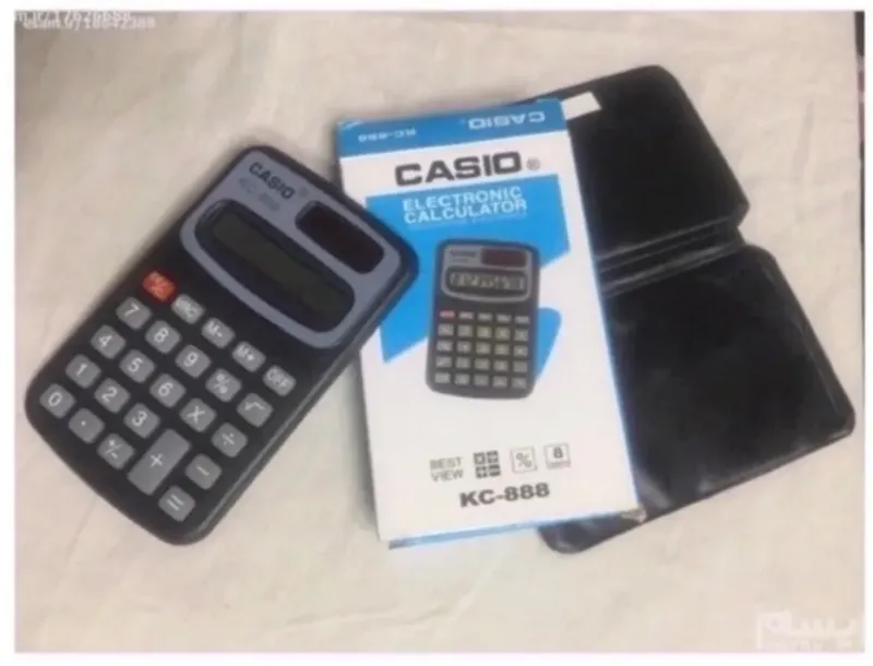 ماشین حساب جیبی Casio KC-888 با باتری خورشیدی