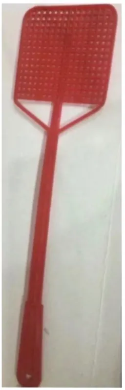 مگس کش دستی پلاستیکی قدیمی (10x40Cm)