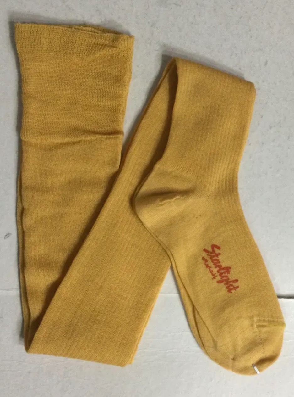 جوراب پشمی زنانه بالا زانو قدیمی استارلایت زده دار