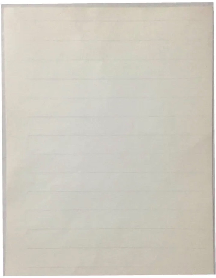 50برگ کاغذکاهی بی سوراخ یکطرف خط داردهه60(21x27Cm)