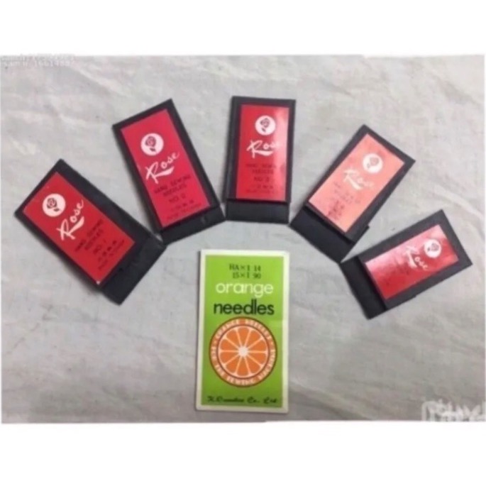 سوزن خیاطی دستی (5بسته 24تایی) و سوزن چرخ (1بسته)