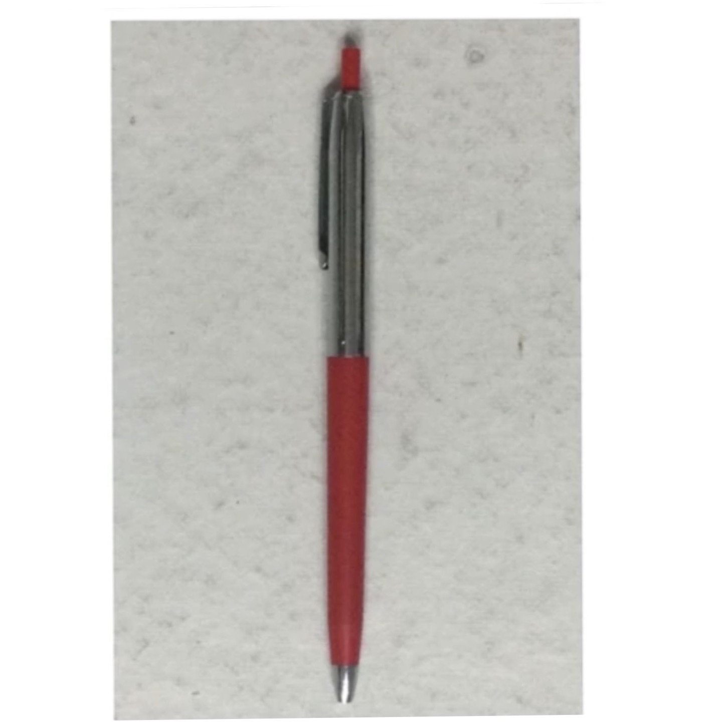 خودکار فشاری بدنه قرمز بیک ایتالیایی(جوهر خشک شده)