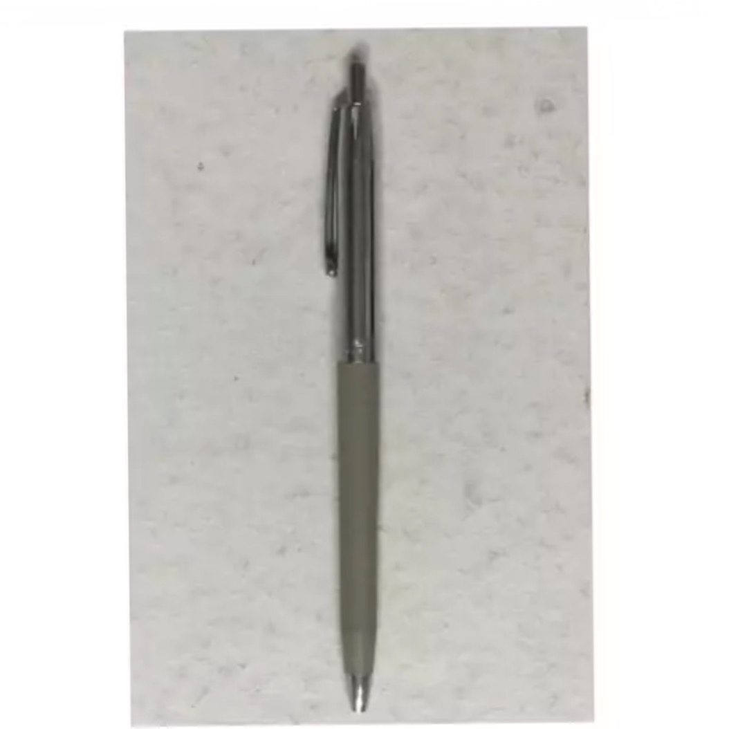 خودکار فشاری بدنه طوسی بیک ایتالیایی(جوهر خشک شده)