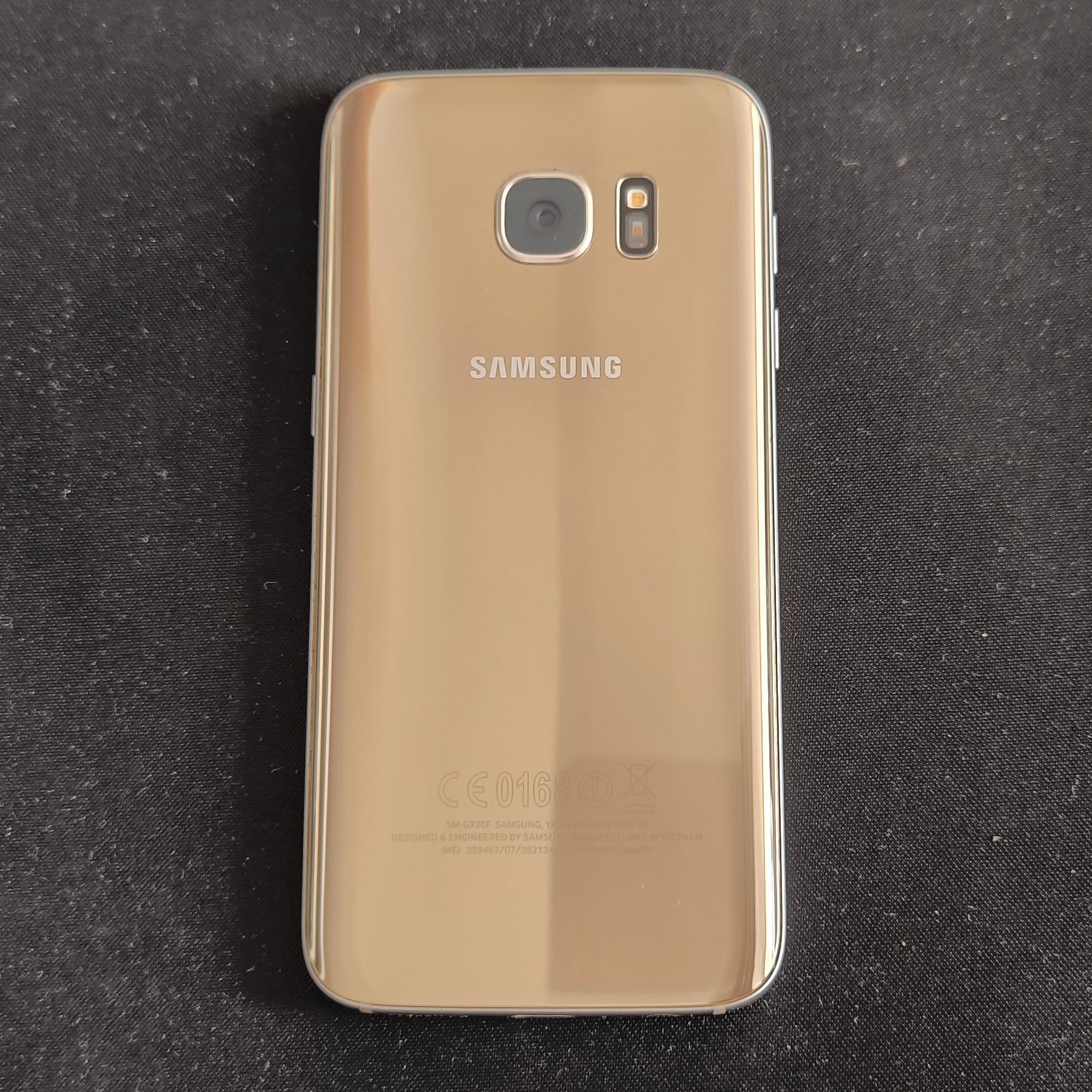 گوشی سامسونگ S7 Flat فلت گلد لطفا توضیح بخوانید