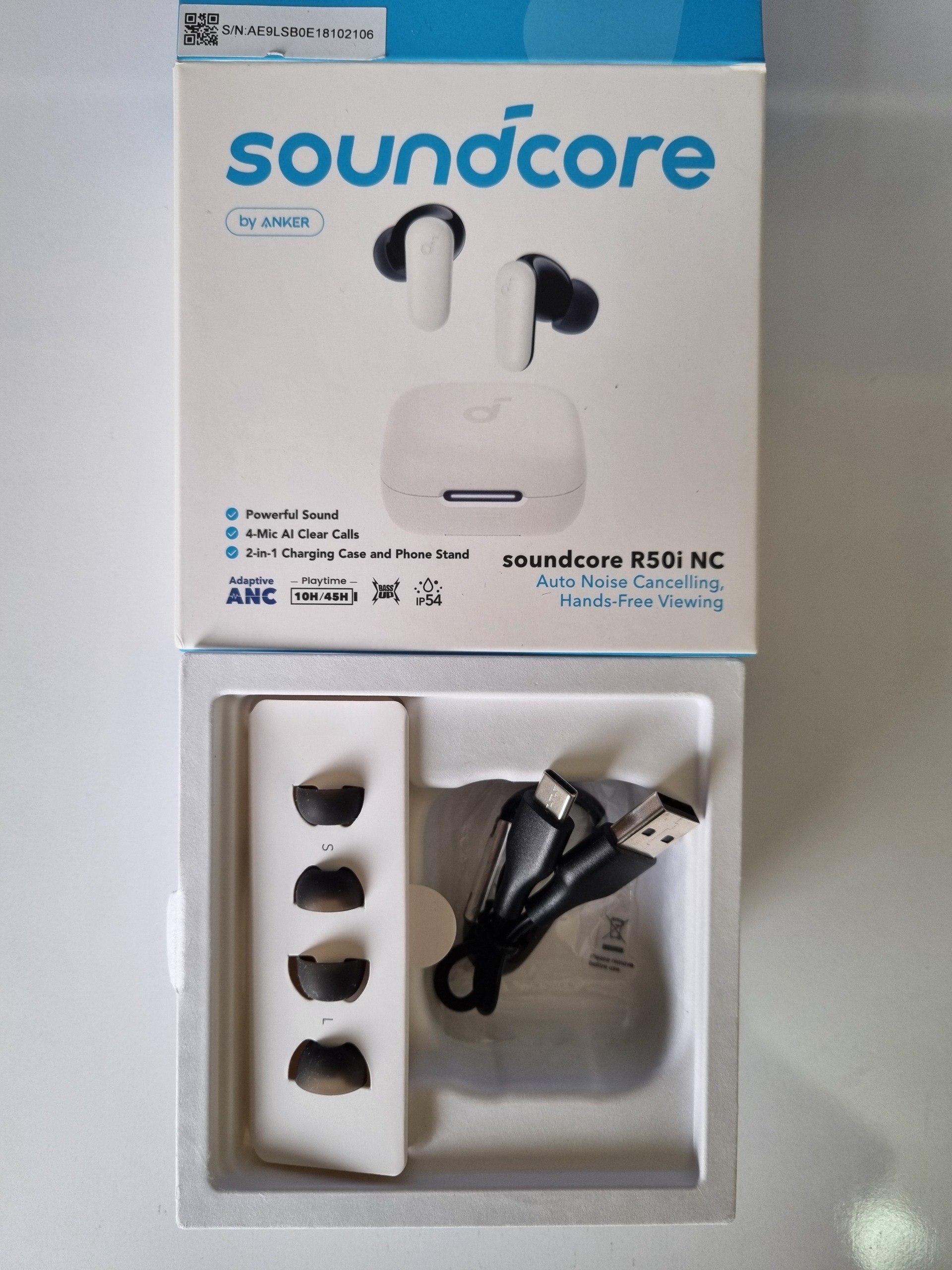 هدفون بلوتوثی انکر Anker R50i NC سفید کاور (اصل)