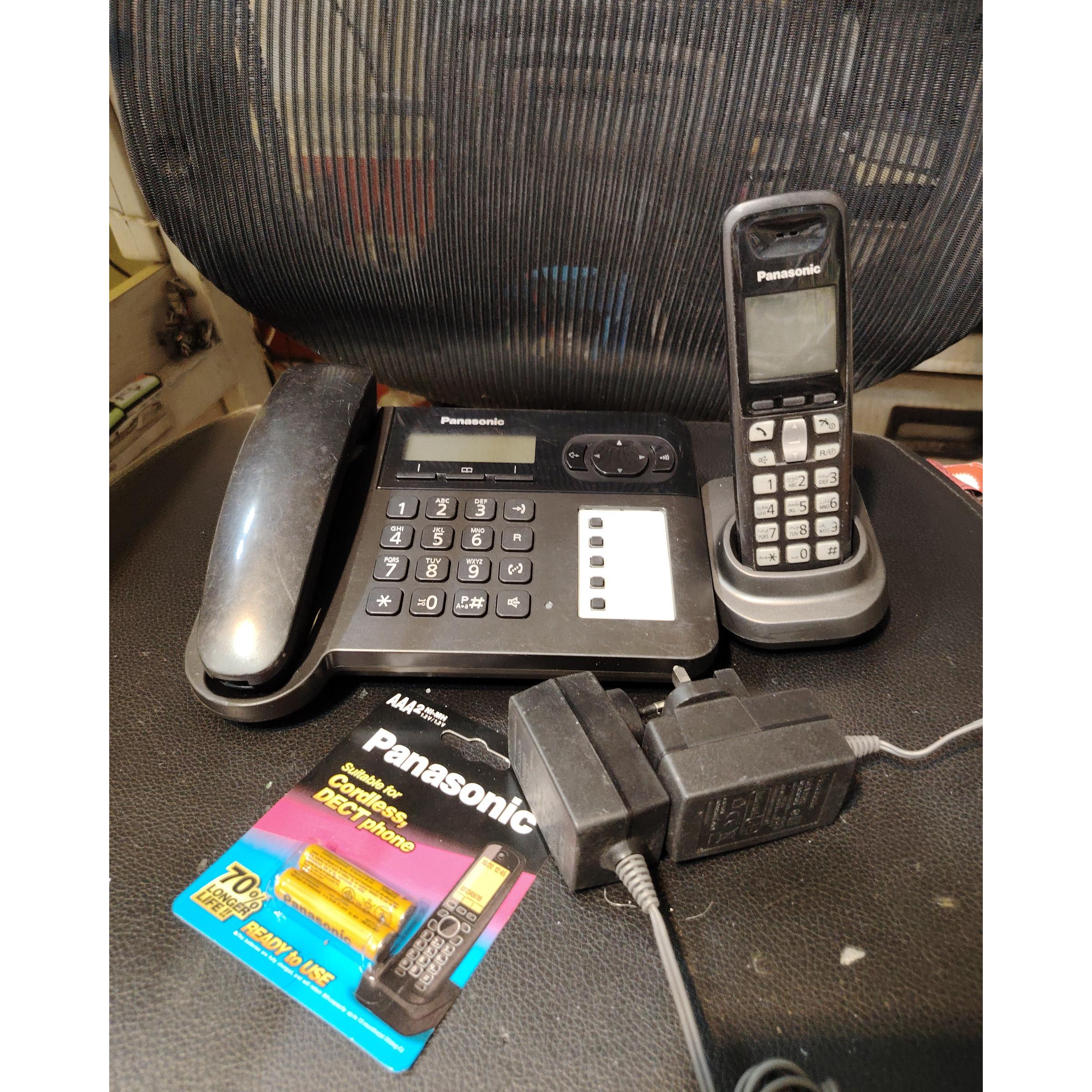 تلفن پاناسونیک اصلی دوگوشی