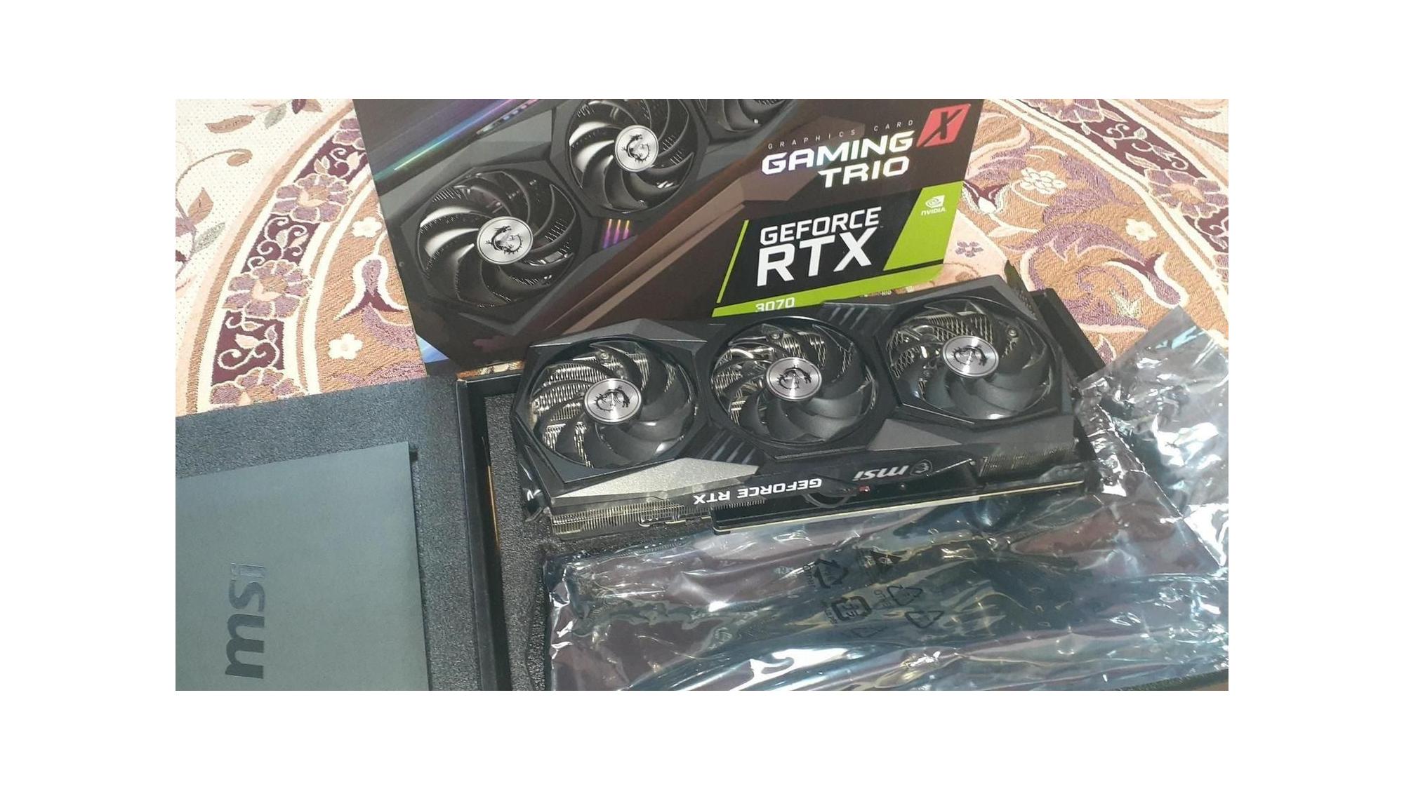 کارت گرافیکاMSi RTX 3070 8G GDDR6 GAMING X TRIO