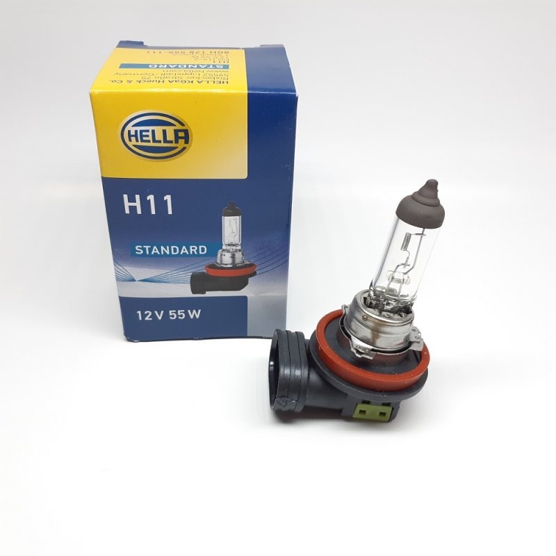 لامپ چپقی H11 هلا آلمان 12V/55W Hella