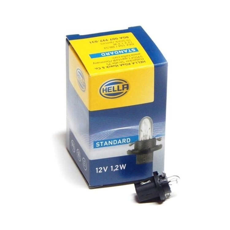 یک عدد لامپ هلا Hella 1,2W 12V Standard