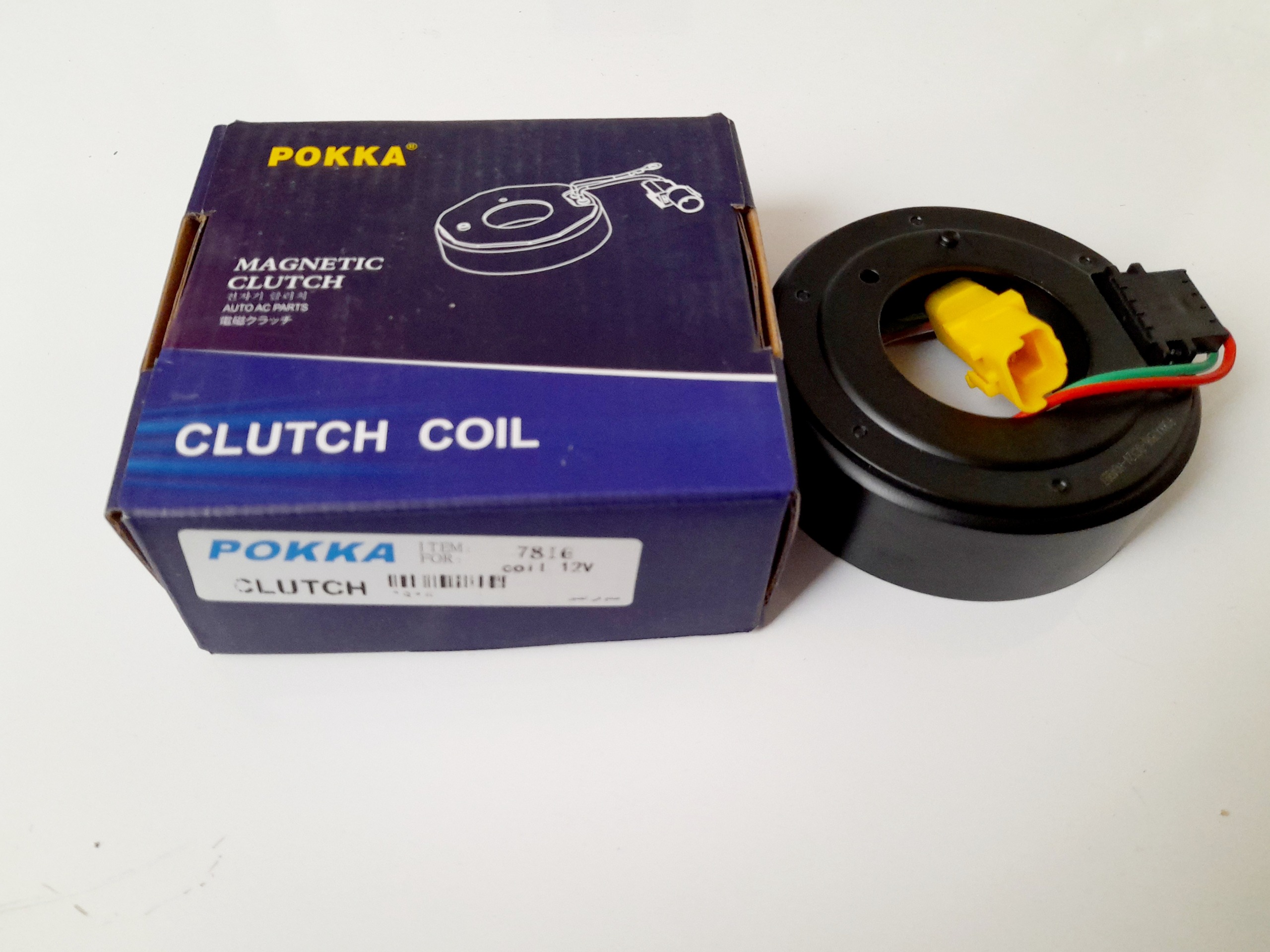 بوبین کمپرسور کولر خودرو پژو 206 قدیم پوکا Pokka