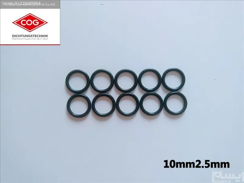 100عدد-اورینگ 10mm2.5mm کولر خودرو ساخت آلمان