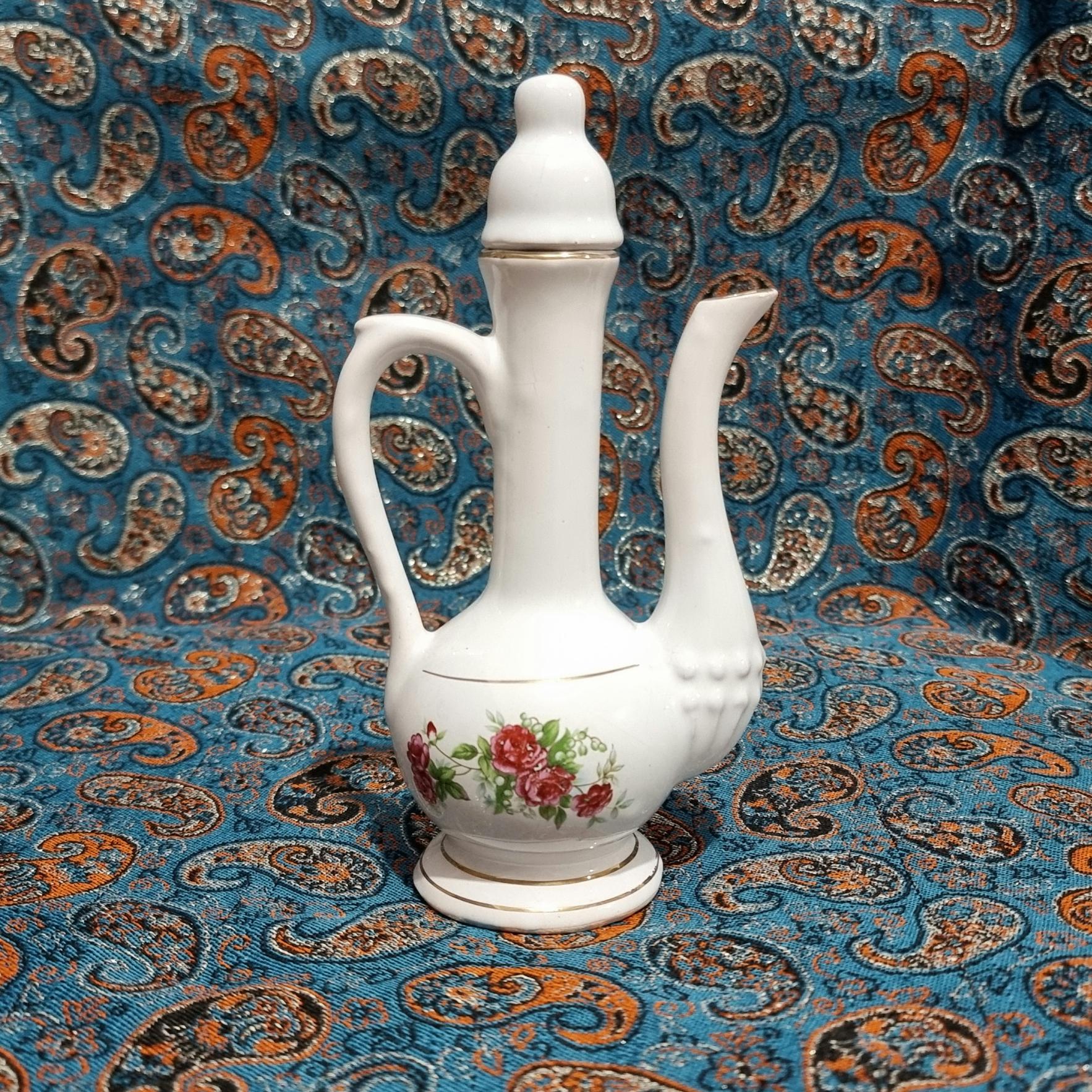 آبلیمو خوری گلاب پاش گلسرخی قدیمی ( توضیحات )