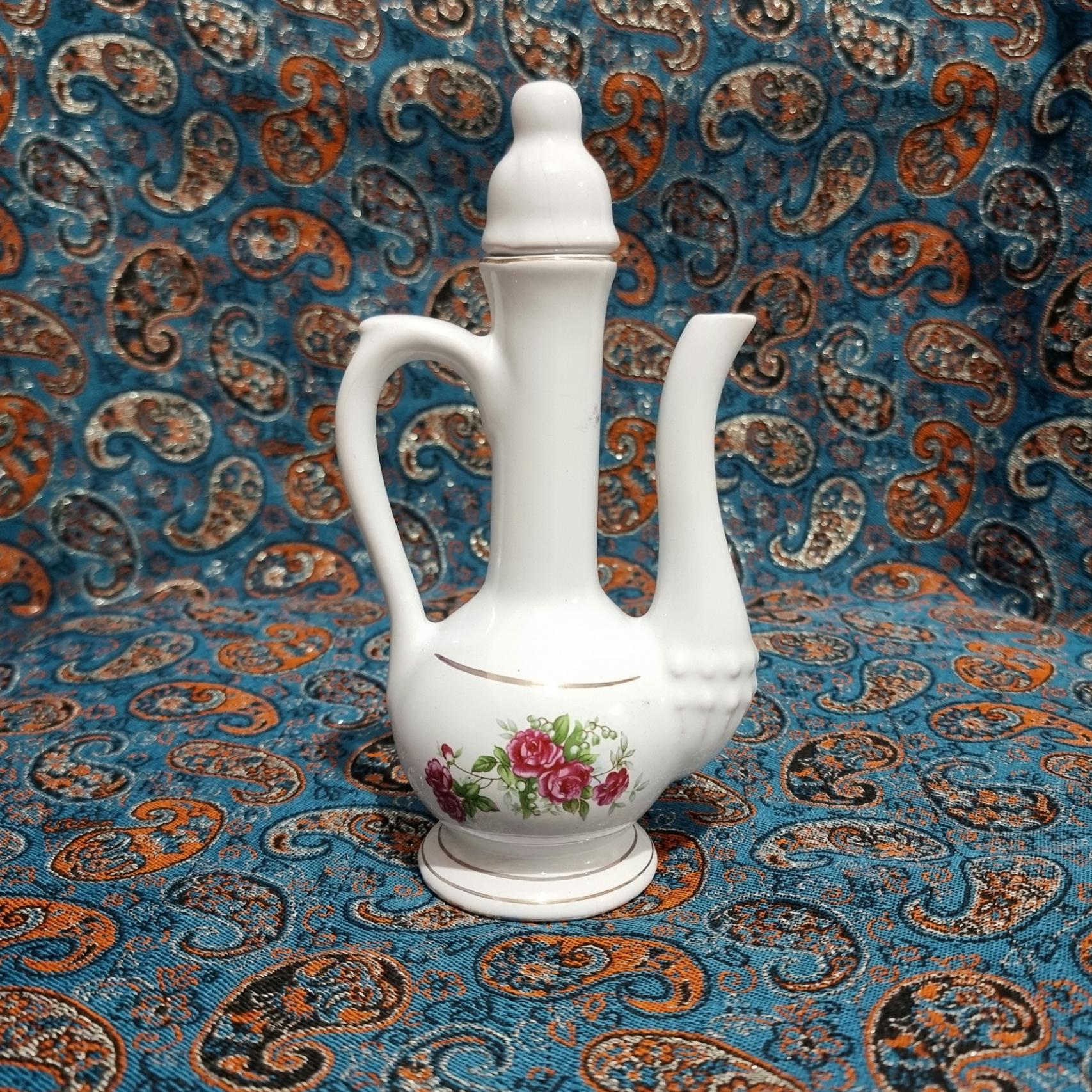 آبلیمو خوری گلاب پاش گلسرخی قدیمی ( توضیحات )