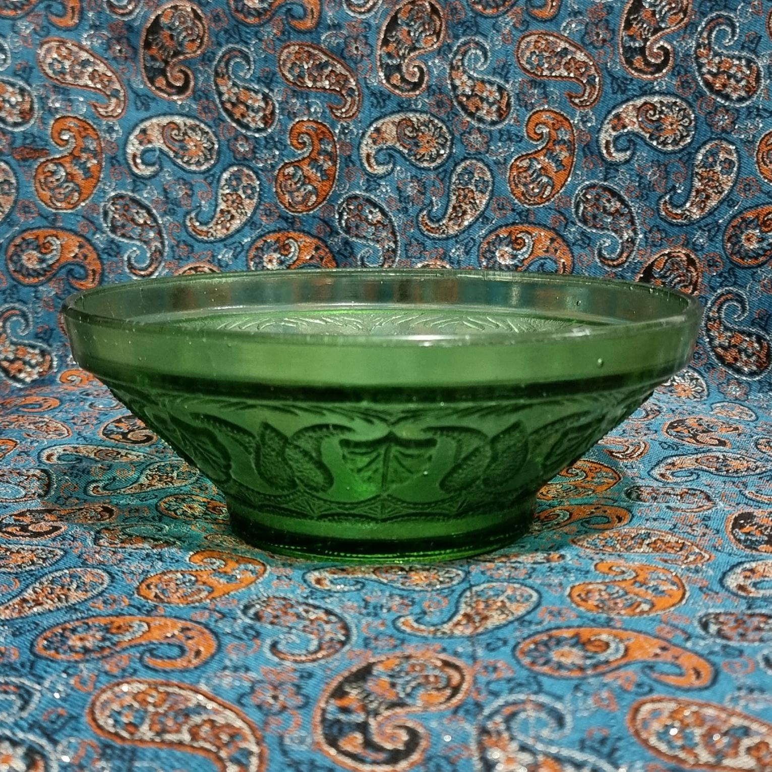 میوه خوری آجیل خوری سبز قدیمی ( توضیحات )