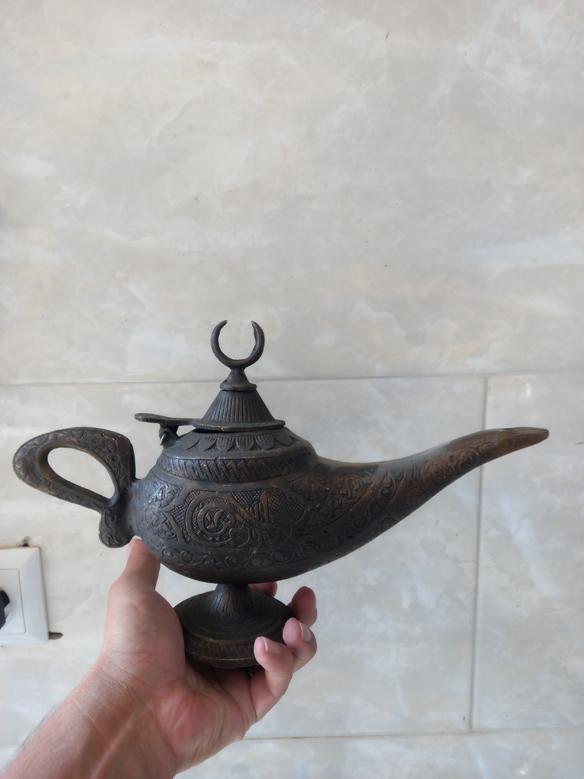 چراغ  برنجی زیبا