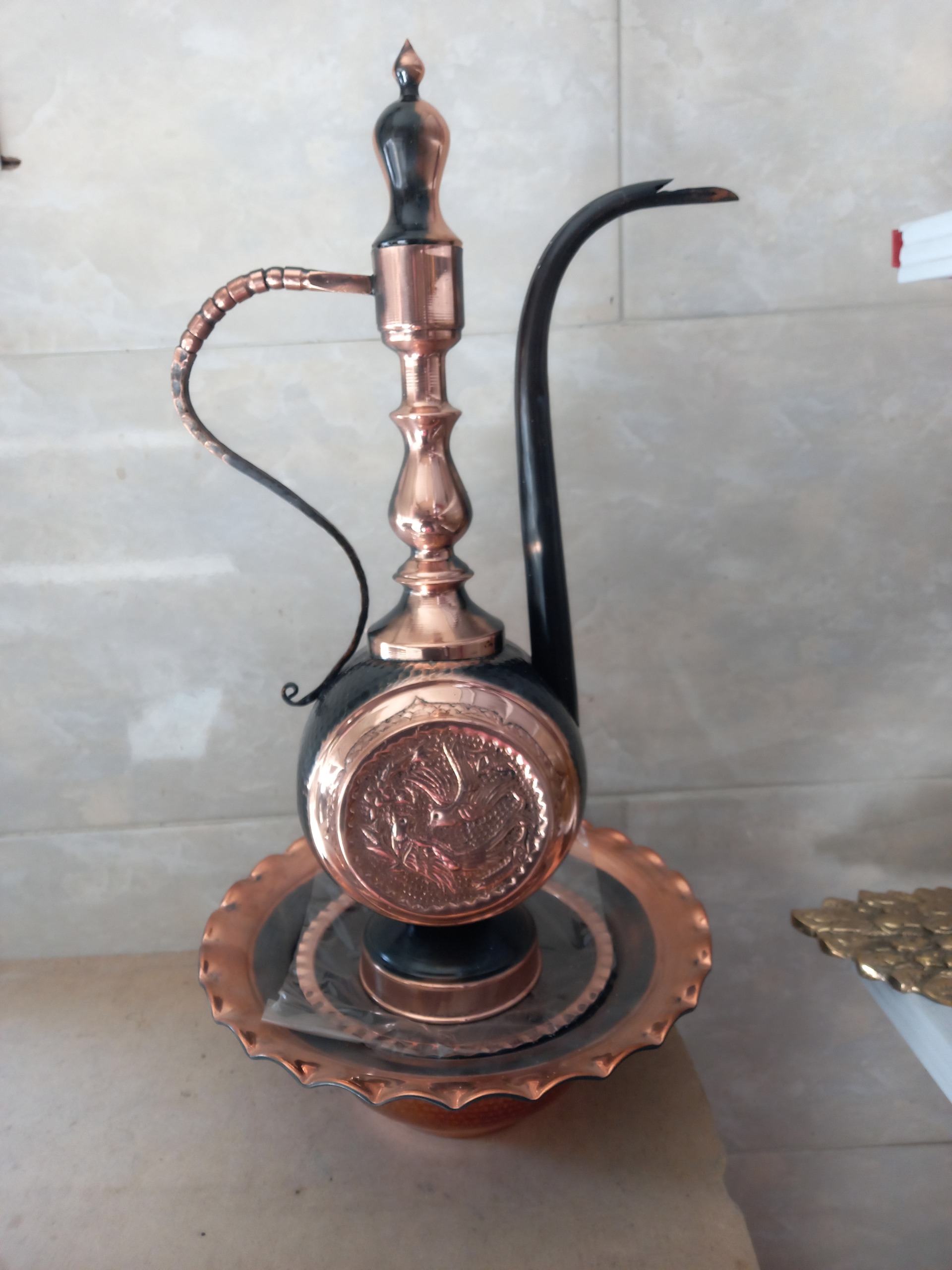 آفتابه لگن مسی زنجان