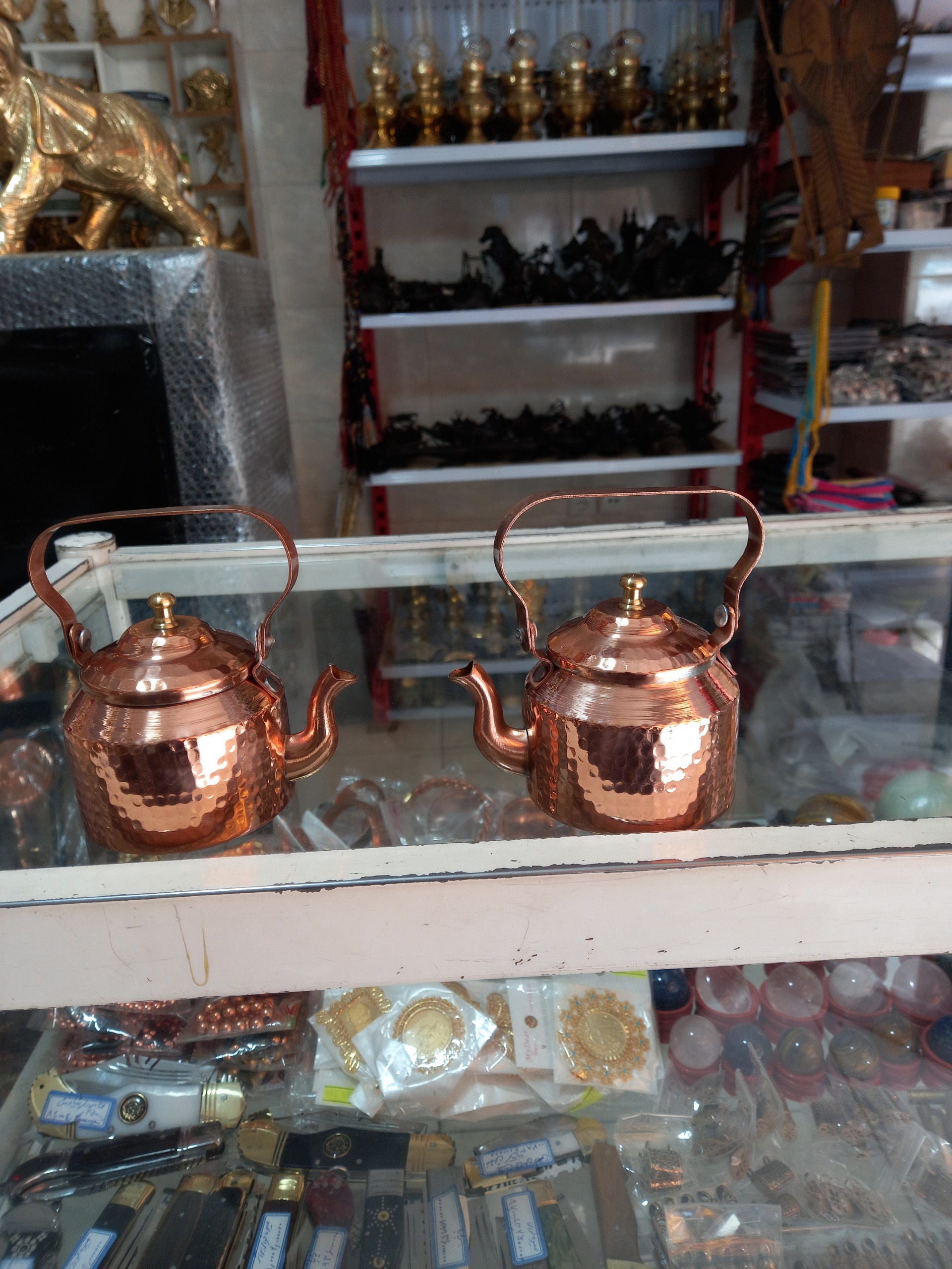 جفت کتری مسی کوچیک