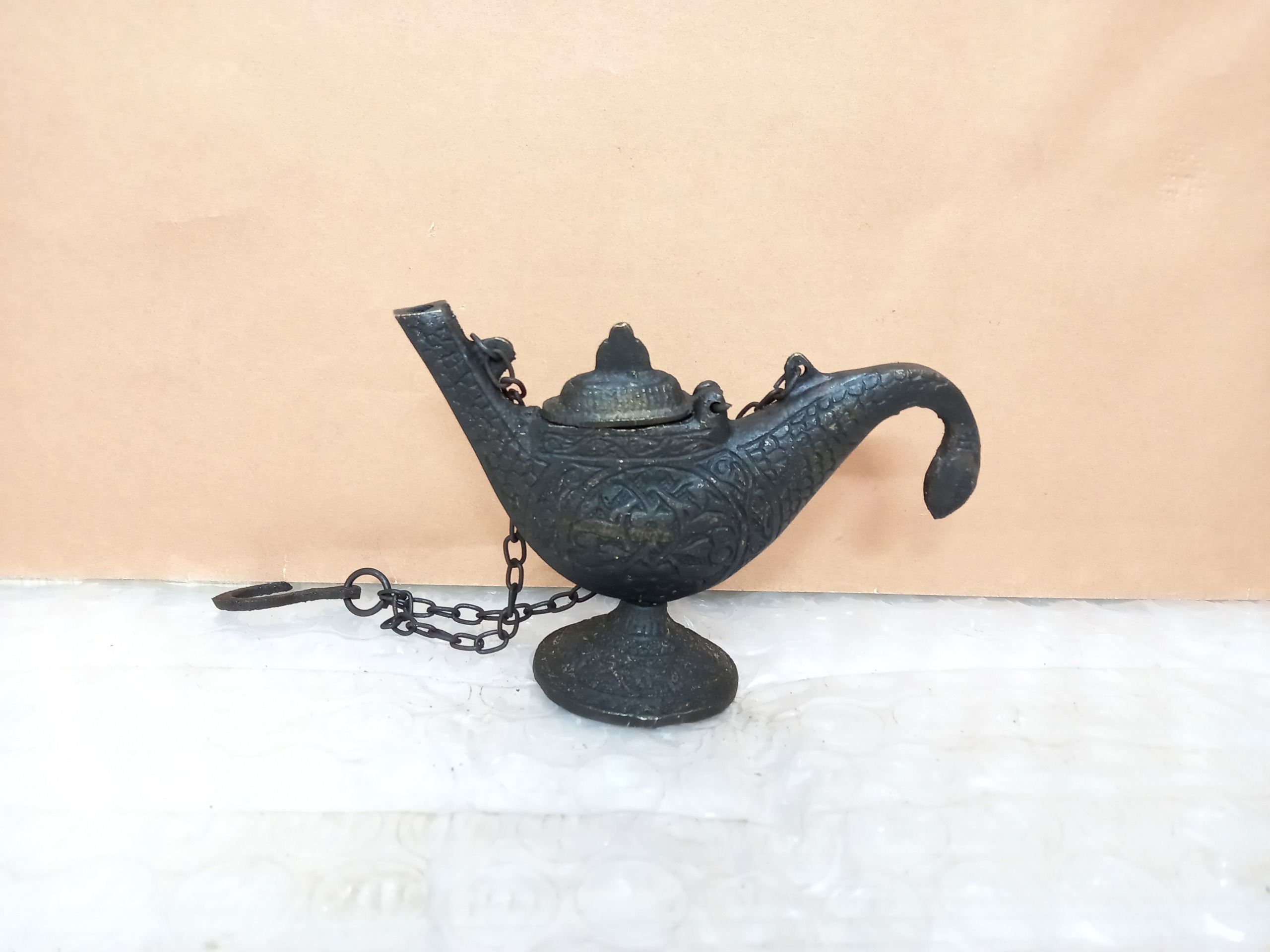 چراغ پیسوز برنجی آویزی مدل مار