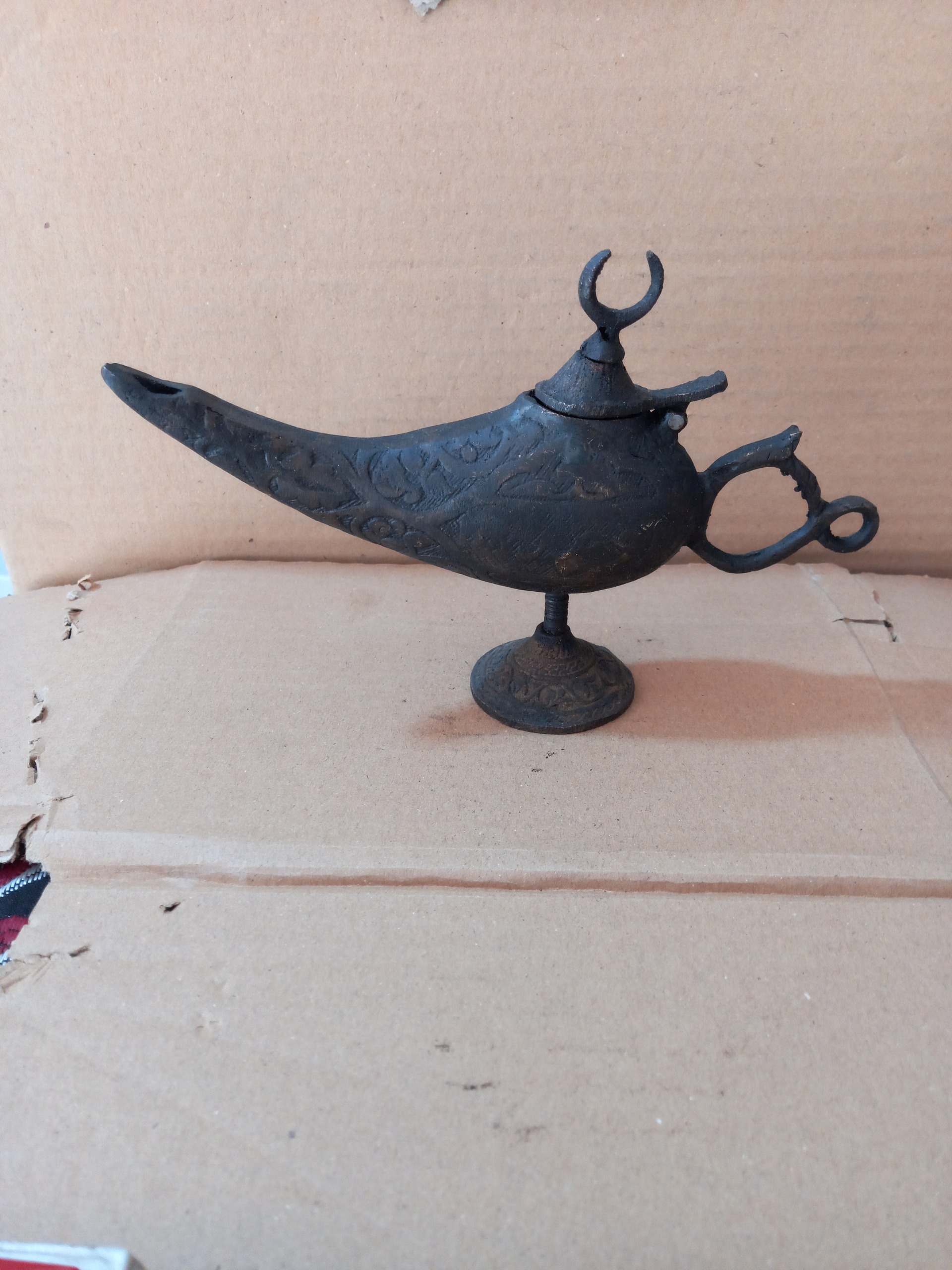 چراغ پیسوز برنجی تک فیتیله