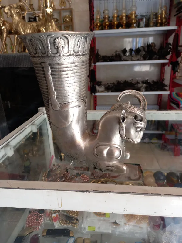 ریتون مسی ابکاری نقره ای