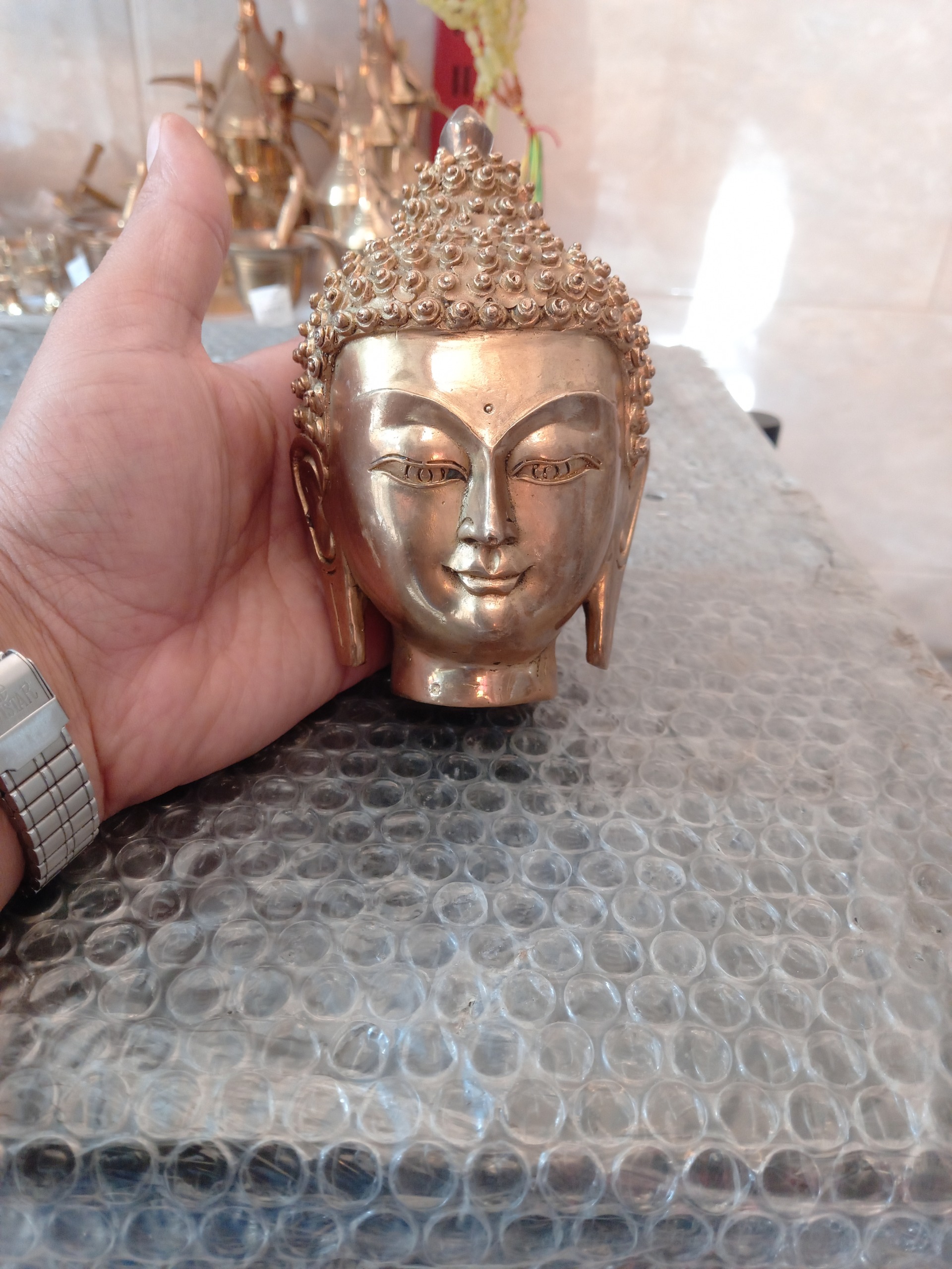 مجسمه برنز صورت