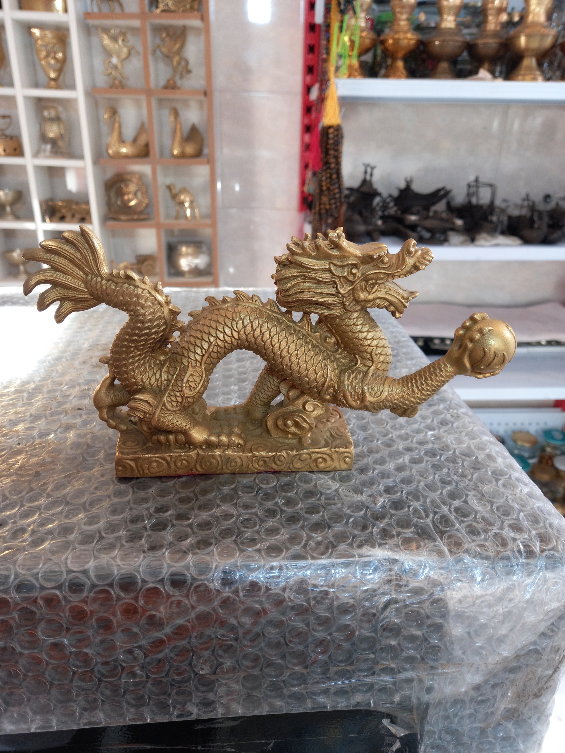 مجسمه تمام برنز اژدها