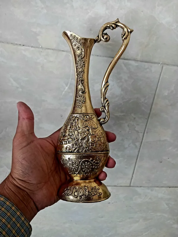 پارچ (گلاب پاش) برنجی زیبا