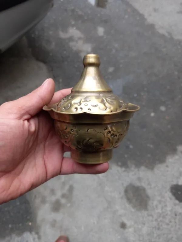 قندان برنجی زیبا