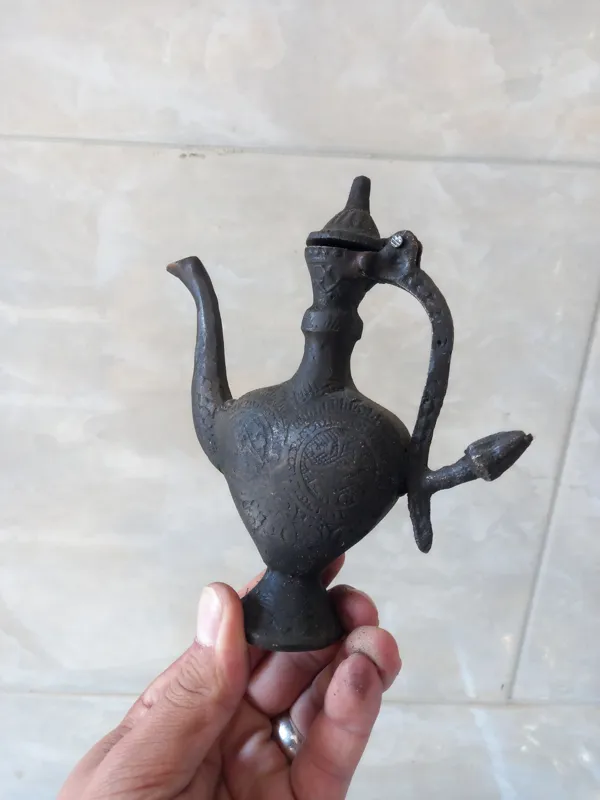 آفتابه برنجی کوچک