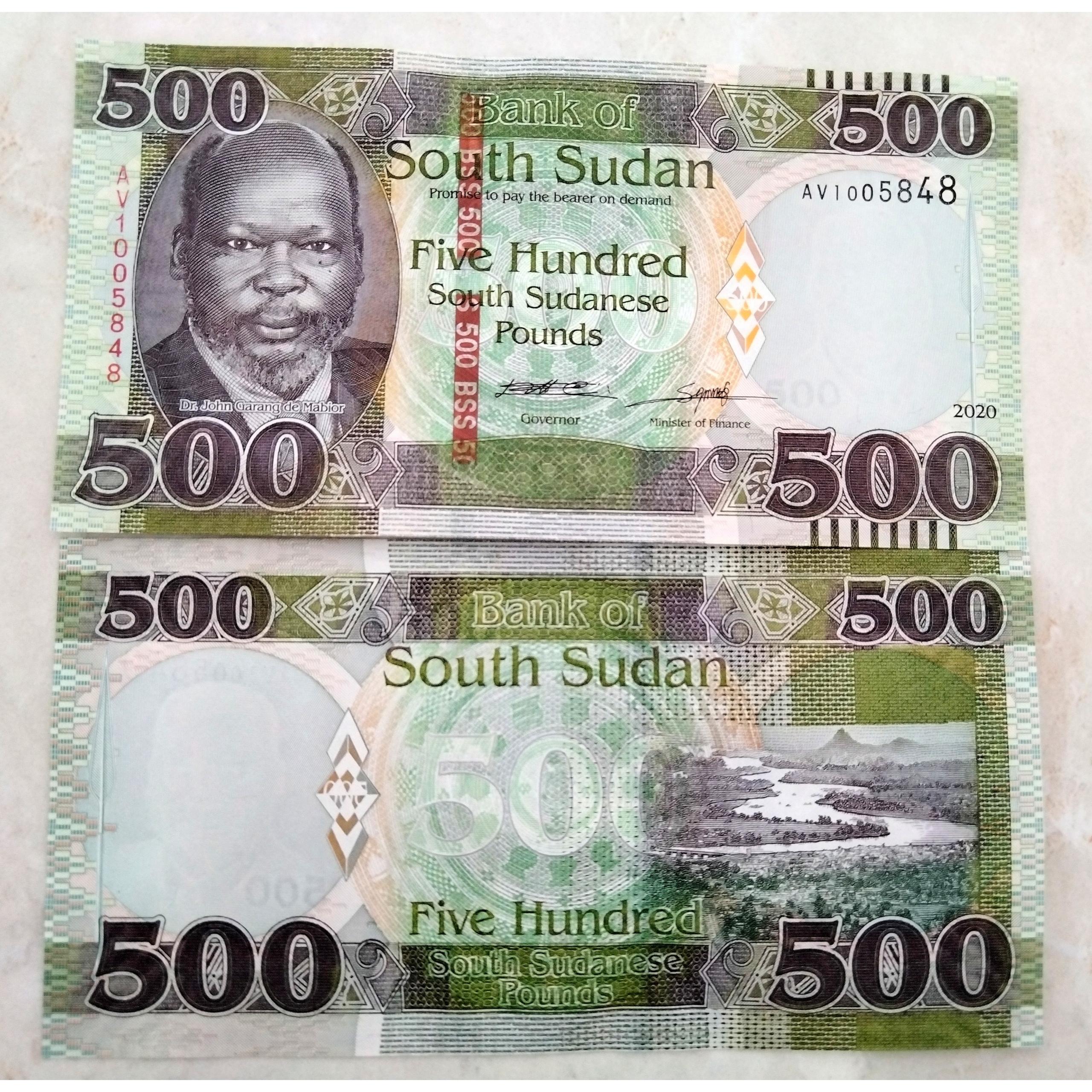 تک 500 پوند سودان جنوبی