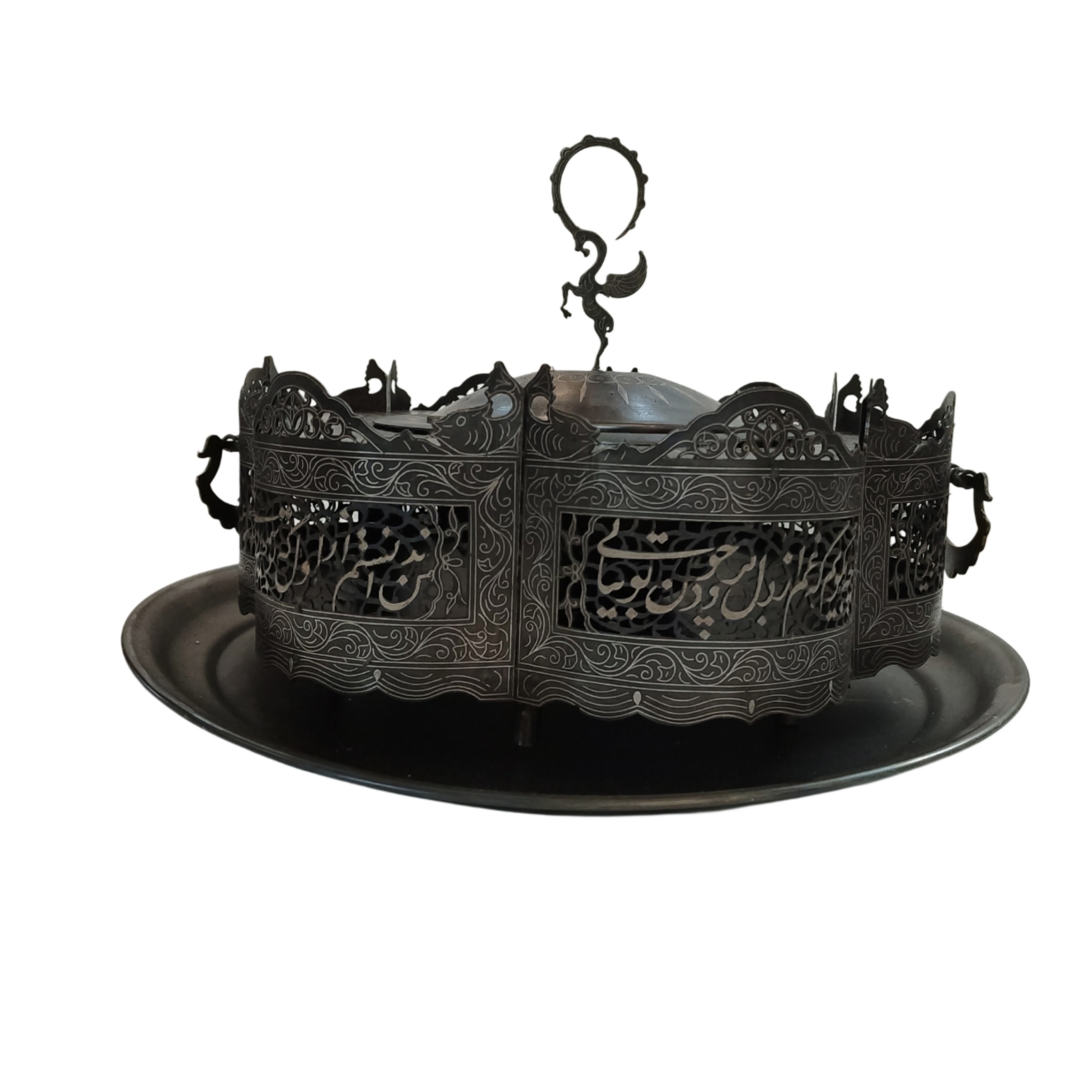 منقل نو نقره کوبی دکوری جهیزیه اسپند زغالی ذغالی