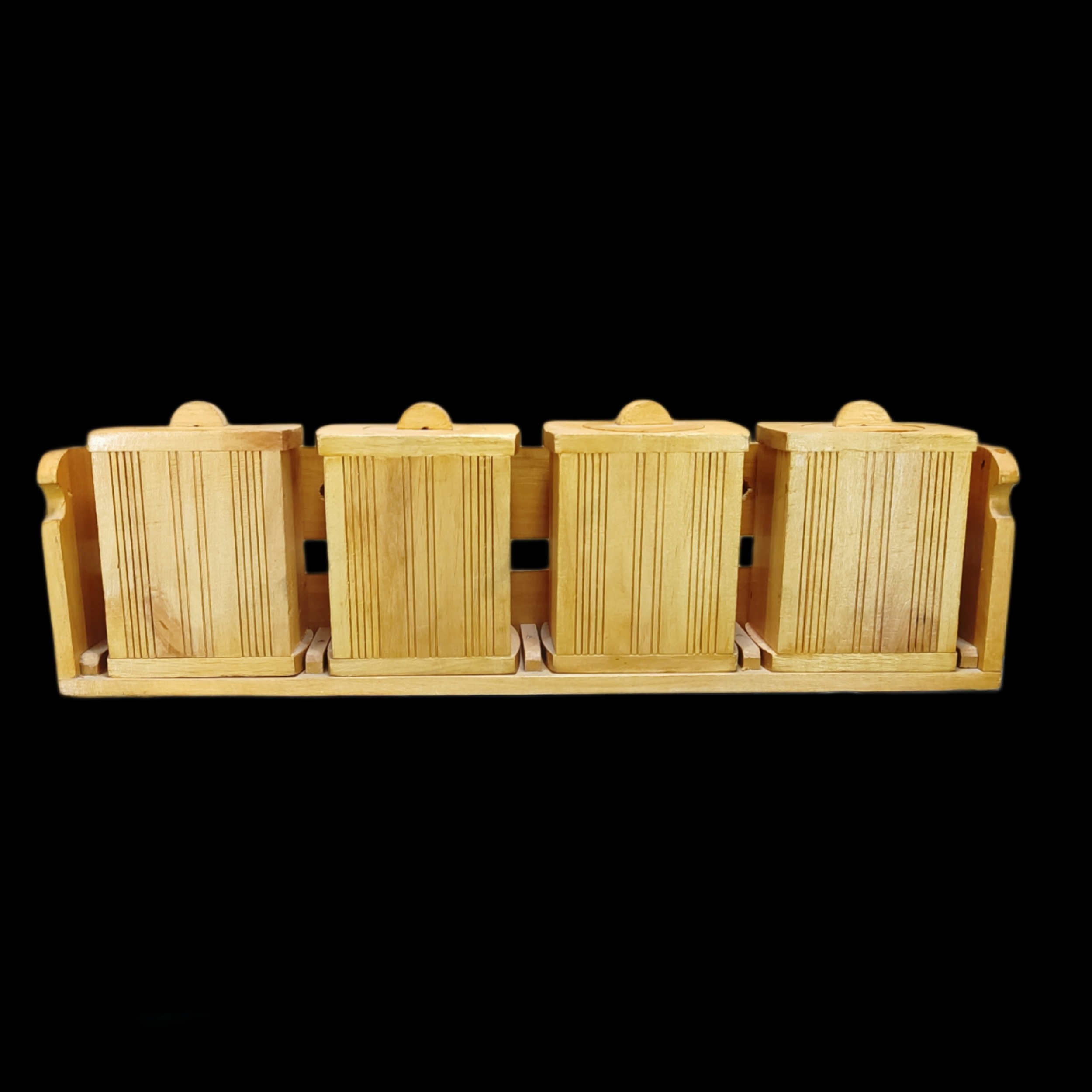 ست پا سماوری چوبی دکوری جهیزیه جا ادویه جاادویه