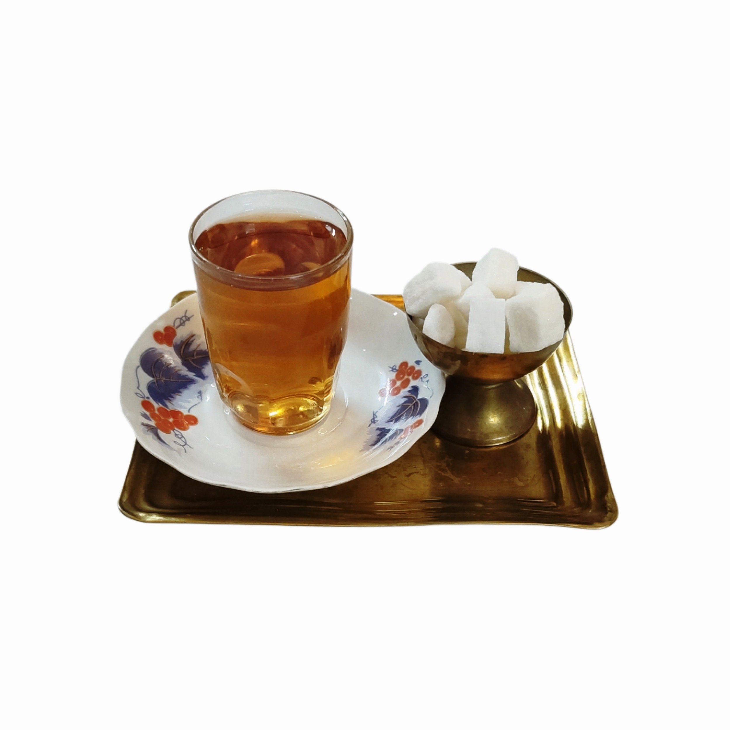 سینی قندان برنجی پیش دستی قند پهلو قندون