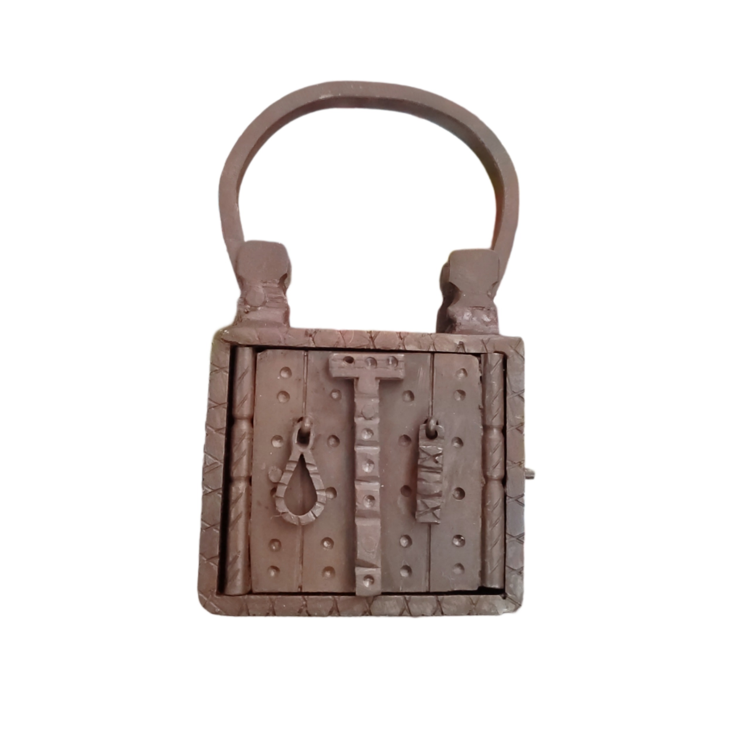 قفل جدید آویز فولادی دکوری درب چوبی کلکسیونی