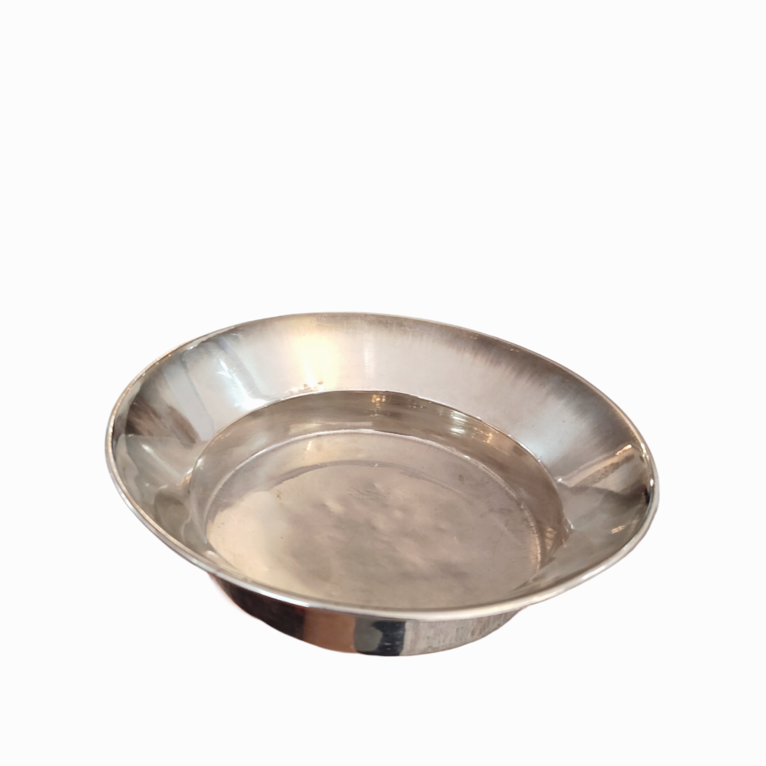 تشت کاسه برنجی روسی قدیمی عتیقه زیر سماور برنج