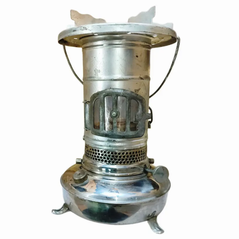 بخاری اجاق چراغ نفتی کلکسیونی برنجی آنتیک قدیمی