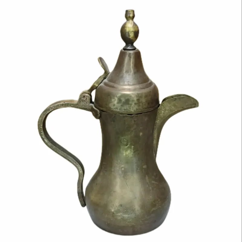 دله قاجاری قدیمی برنجی آنتیک قهوه جوش دکوری