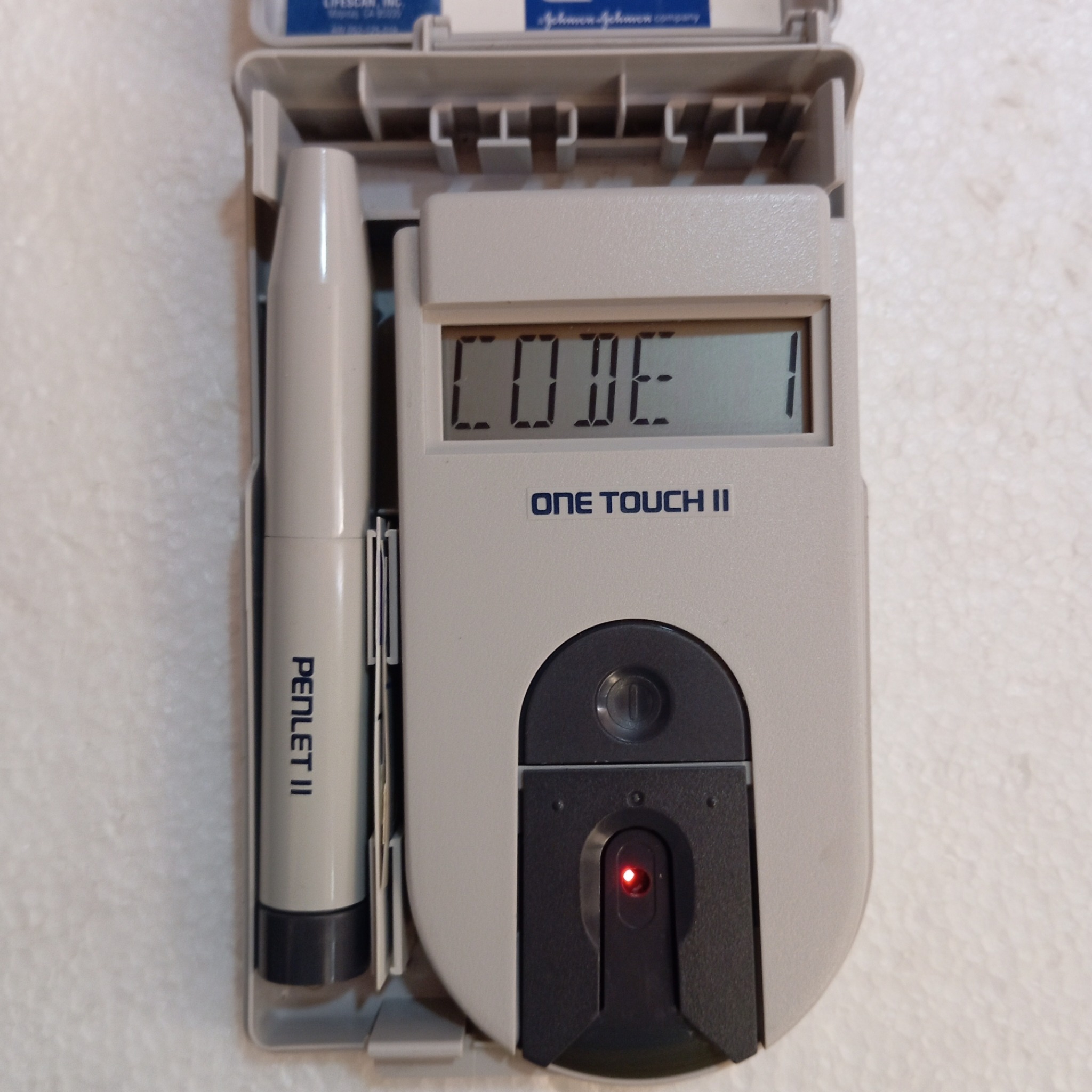 دستگاه تست قندخون امریکایی ONE TOUCH II