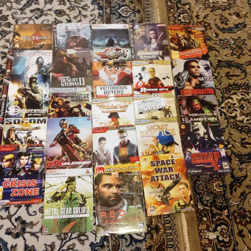 مجموعه بازی ps2اورجینال به صورت عددی 30