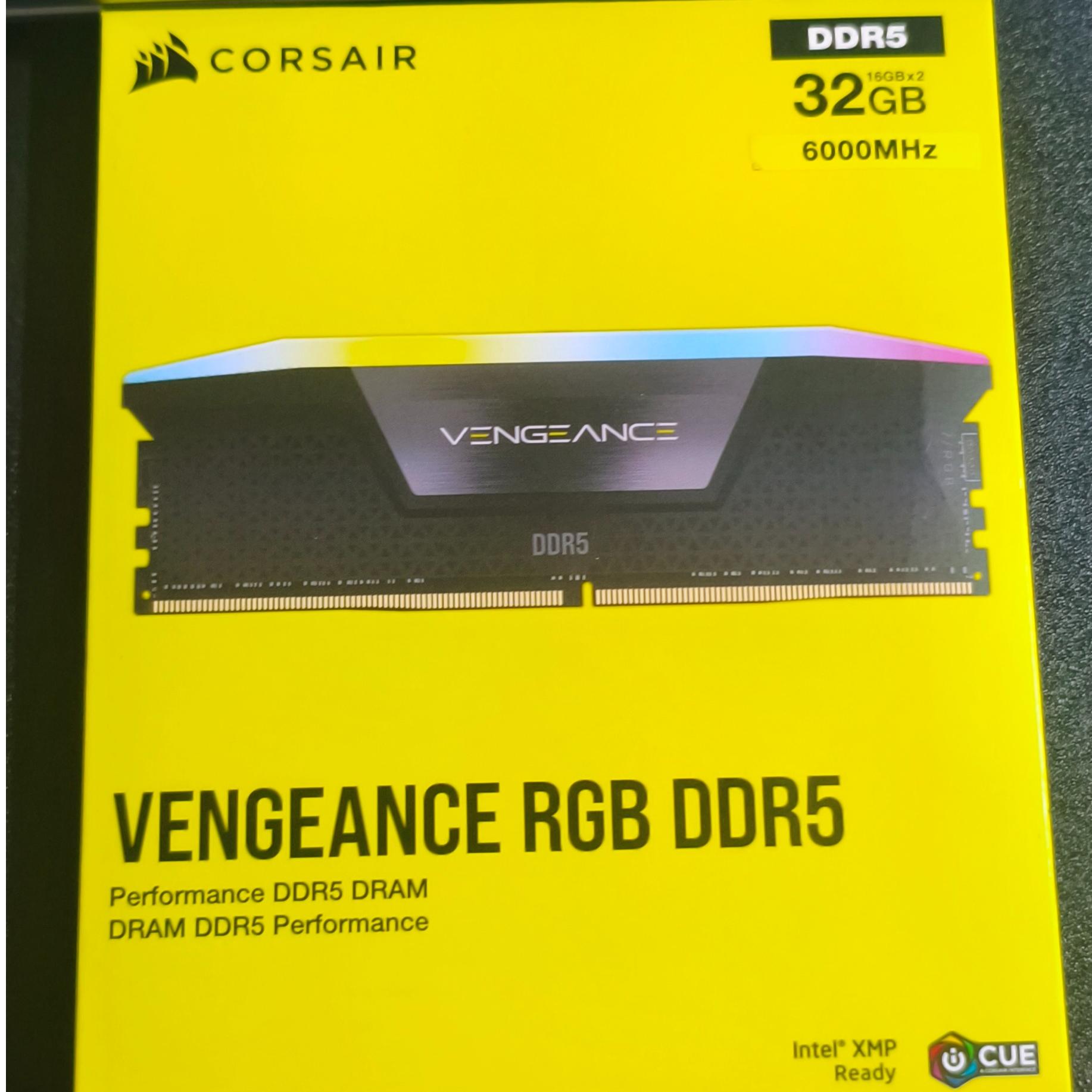 Corsair vengeance RGB DDR 5 32Gbکیت