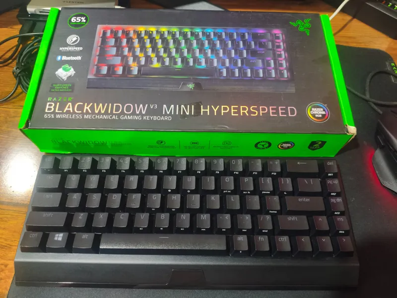 Razor   کیبورد گیمینگ مکانیکال گرین مینی هایپر