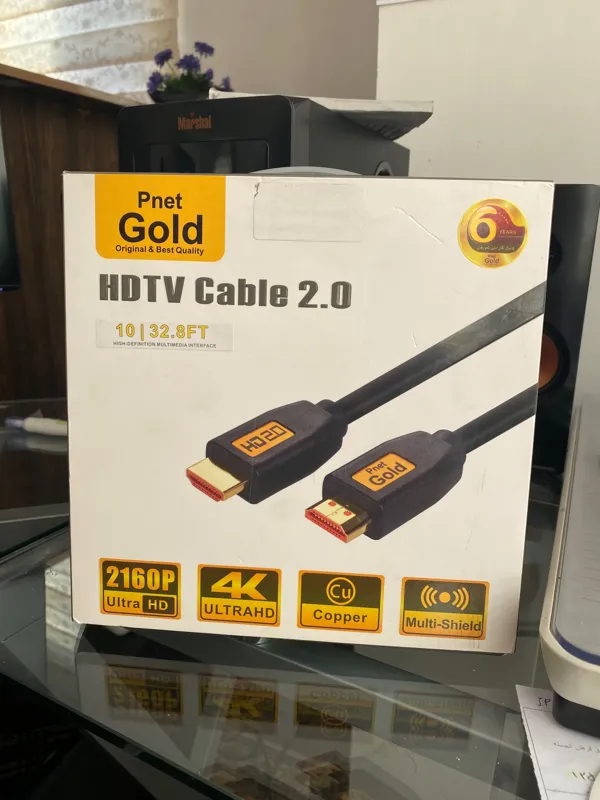 کابل HDMI ورژن 20 P-net Gold به طول 10 متر